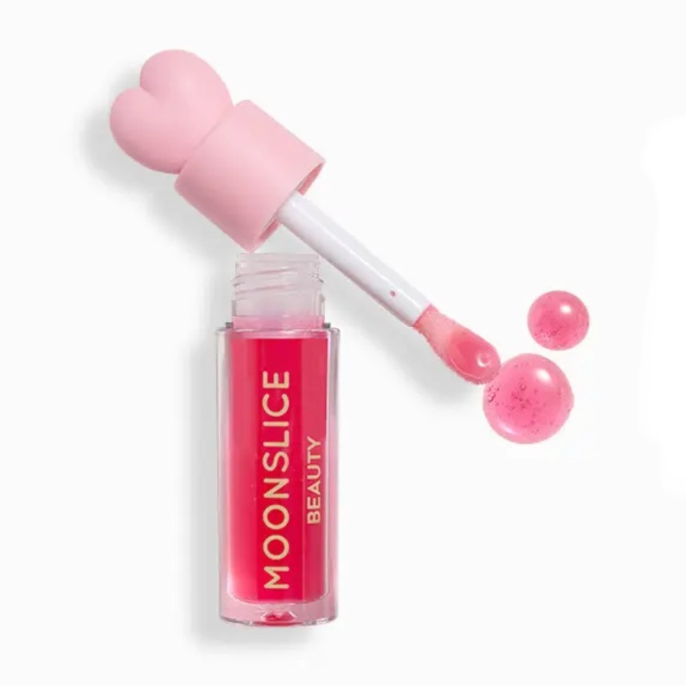 Moonslice Lip Oil | Shade “Raspberry Kiss” | New